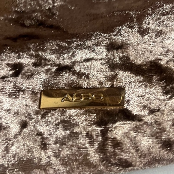 ALDO Crushed Velvet blush Pink Small Backpack/Purse - WINTER must! - Picture 7 of 16